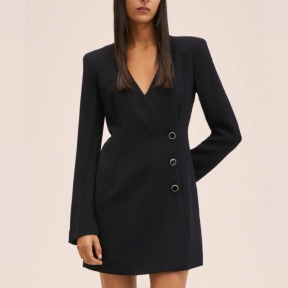 JASON WU Long Sleeve Blazer Black Size L